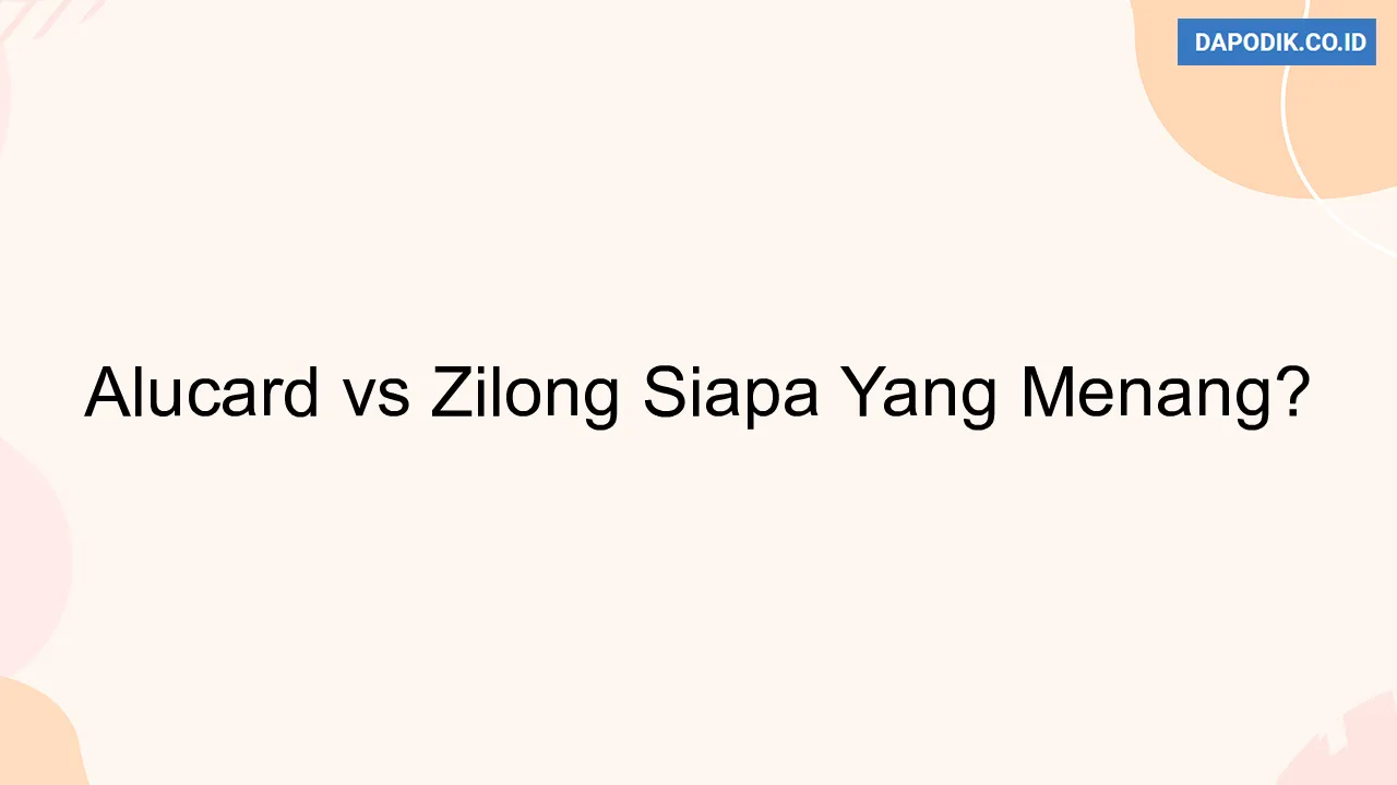 Alucard vs Zilong Siapa Yang Menang?